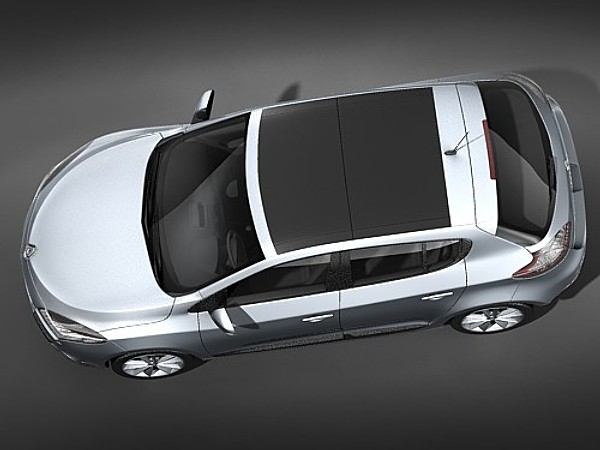 3d model renault megane coupe 2010 - Renault Megane Coupe 2010 by squir